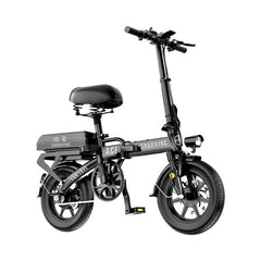 48V fast folding mountain bicycle aluminum alloy 18650 lithium battery 14 inch high speed E-bike