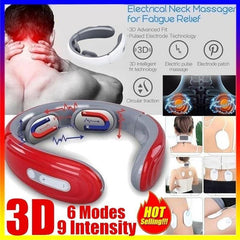 3D Smart Cervical Massager 9 Intensity 6 Modes Neck Massager