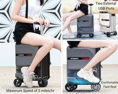 motorized carry on luggage