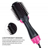 New 3-in-1 Hair Dryer & Hair Curler & Comb One-Step Hot Air Brush Electric Blow Dryer