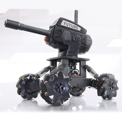 DIY Build Remote Control Tank Kit with 360° Rotate Water Bomber