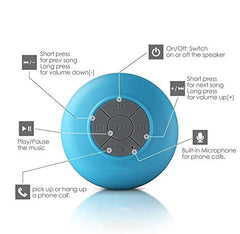 HD Water Resistant Bluetooth 3.0 Shower Speaker