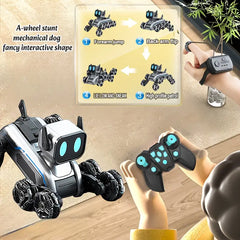 Robot Dog Toy: 8-wheel Drive, Gesture & Remote Control