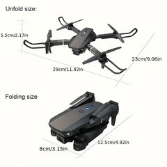 HD Folding Drone with - One-Touch Takeoff/Landing, Brushless Motor Quadcopter