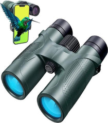 High Power Binoculars with BaK4 prisms, IPX7 Waterproof with Phone Adapter