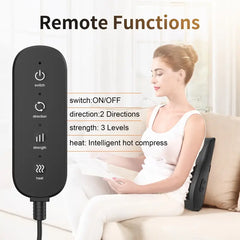 MASSTECK Shiatsu Massager Featuring Heat, Designed for Deep Tissue in The, Shoulders, And, Offers 3 Modes And 2 Heating Settings, Providing a 3D Kneading Experience for Body Relaxation, Perfect As a Gift for Mothers, Fathers, And Women