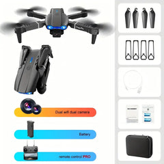E99 Pro K3 Professional RC Drone with Dual HD Foldable Cameras