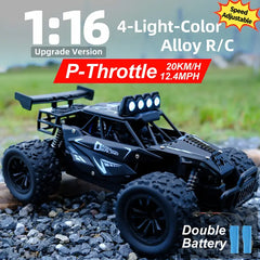 1:16 2.4G Remote Control Cars, Proportional Throttle and High Speed up to 20 Km/h