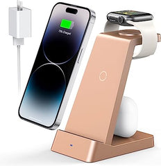 Wireless Charging Station, 18W Fast Wireless Charger for iPhone