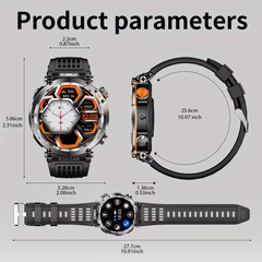 Men'S Outdoor Sports Smartwatch with Wireless 5.0