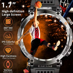 Men'S Outdoor Sports Smartwatch with Wireless 5.0
