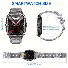 Smart Watch 1.96-Inch with Wireless 5.3