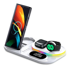 Wireless Charger For Galaxy Watch 4 3 in 1 Qi Wireless Charger Dock 30W Fast Charging Station For Samsung
