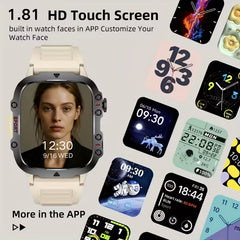 Durable Smart Watch for Men with Wireless Calling