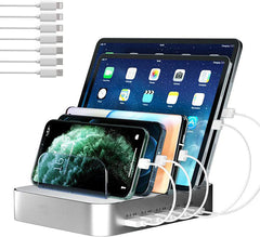 Charging Station for Multiple Devices Apple, 70W 7 Port USB C Charging Station with 30W PD Charger Port
