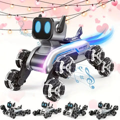 New upgrade 2.0 eight-wheeled Robot Dog Toy
