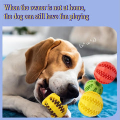 1pc Heavy-Duty Bite-Resistant Dog Ball - Non-Toxic Chew Proof Bouncing & Leakage Toy Suitable for Grinding Teeth, Anti-Gnawing for Large & Small Dogs, Puppy Teething, Pet Ball for /Outdoor Play