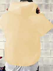 Casual Long Sleeve Pullover Hoodie | Soft, Essential for Autumn and Winter, with Front Pocket and Slight Stretch Fabric