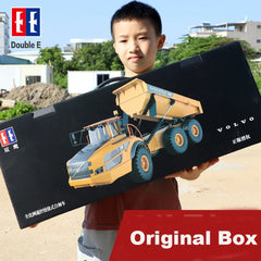 1:20 Double E E591 A40G Rc Truck Dumper Alloy Large Cars Trucks Remote Control Tractor Articulated Dump Engineering Vehicle Toys