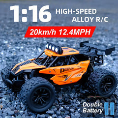 K.K High-Speed Off-Road Beast - 2.4GHz Wireless Remote Control, Dual 500mAh Rechargeable Lithium Battery, USB Charging, Battery-Powered, Ages 14+, Perfect for Thrill-Seekers and Adventure Lovers
