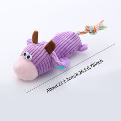 Adorable Interactive Dog Plush Toy 1pc - Durable Chew Toy for Your Pet