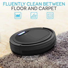 Pure Clean Robot Vacuum Cleaner & Upgraded Lithium Battery 90 Min Run Time