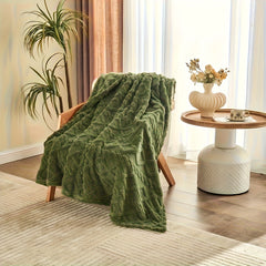 1pc Luxurious Fleece Blanket | Ultra-Soft 3D Plush with Dense Weave for Exceptional Warmth, Cozy Flannel Throw for Bed, Couch, Travel, and Outdoor Use - Versatile, Extra Warm, and Air-Conditioning, Lowest Price in US, 1lb, 2lbs, 3lbs Per Blanket