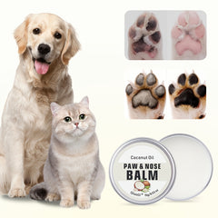 OIVOLII Nourishing Paw Cream for Dogs - Fast-Acting, Long-Lasting Protection, Prevents Cracked Paws & Nose, Safe for Sensitive Light Beige, Easy Application, Ideal for Running, Walking, Hot/Cold Weather - Pet Paw Care Essential, Paw Cream for Dogs, Easy A