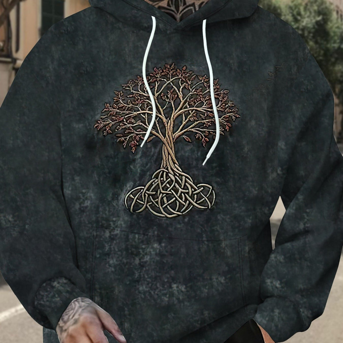 3D Men'S New Long Sleeve Casual Hoodie | Fashion Print Hooded Sweatshirt, Perfect for Fall/Winter, Regular Fit, Slight Stretch Fabric