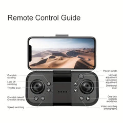 The new LU60 drone is equipped with Optical Flow Obstacle Avoidance, Brushless Motor, 360° Stunt, WiFi Remote Control, 90° Servo Dual Camera, Indoor/Outdoor, ideal choice for beginners, perfect for Halloween/Christmas/New Year gifts