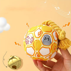 A Toy with a Bell That Makes Sounds to Keep Dogs Company While They Play, Without Battery