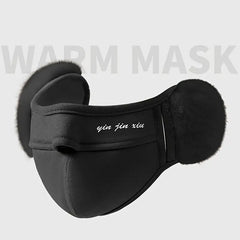 Winter riding windproof and breathable reusable face shield with r tips comfortable lining ear design Two-in-One Elastic Mask | Cold-Proof, Ear-Covering, Cycling Mask with, Outdoor Essential Holiday Gift