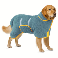 Cozy Fleece Dog / Soft Pullover with Hood / Perfect for Cold Weather / Hand Wash Only / Polyester / All-Season Wear / Dog Sweater for Small, Medium, And Large Dogs / Cold Weather Pet Wear / Soft Texture