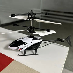 Helicopter Toy with Animal & Infrared Sensor - Stable, Drop-Resistant, USB Rechargeable Kids Toy with Colorful Stripes & Stars, 6-Min Flight, 6-Min Charge, 6-Min Altitude for Ages 6 & Up, Toy Helicopter, Playful Design, Safe Texture