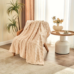 1pc Luxurious Fleece Blanket | Ultra-Soft 3D Plush with Dense Weave for Exceptional Warmth, Cozy Flannel Throw for Bed, Couch, Travel, and Outdoor Use - Versatile, Extra Warm, and Air-Conditioning, Lowest Price in US, 1lb, 2lbs, 3lbs Per Blanket