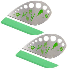 Stainless Steel Kitchen Herb Leaf Stripping Tool