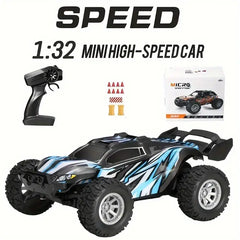 [RC Car] High-speed 1:32 RC Car | Top Speed 20km/h, 2.4Ghz All-terrain Off-road Electric Toy Car - Ideal Gift for Boys And Girls, Christmas Gift, USB Rechargeable, Available in Orange/Blue/Green