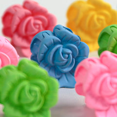 6pcs of Peony Flower Pet Hair Clips, Cute for Small Dogs Like Yorkshire, Bichon, Teddy, Maltese, And West Highland Terrier.