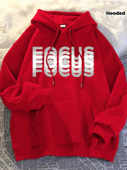 Men's Fashion Trendy Hooded Sweatshirt with Print