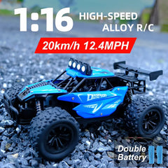 K.K High-Speed Off-Road Beast - 2.4GHz Wireless Remote Control, Dual 500mAh Rechargeable Lithium Battery, USB Charging, Battery-Powered, Ages 14+, Perfect for Thrill-Seekers and Adventure Lovers