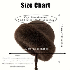 Elegant Thickened Winter Hat - Comfortable And Warm Mongolian Hat with Ear Protection, Featuring a Stylish And Simple Design, Elastic Fit, Suitable for Outdoor Activities in Cold Weather, Home Life, Work, And Study. A Perfect Gift for Christmas