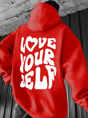 Men's Heavyweight Hooded Sweatshirt - Winter Warm Sweater with , Machine Washable Pullover Sweater, Casual Regular Fit for Cold Weather, Thick Warm Sweaters for Men