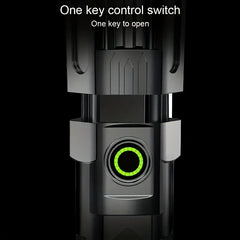 APOLLOFIRE Super Bright LED Flashlight - Rechargeable High Lumen Handheld Light with Adjustable Focus, Long-Lasting Battery Life, Tactical Design for Outdoor and Emergency Use, Rechargeable Flashlight