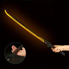 LED-Illuminated Samurai Sword Replica, 80cm/31.49inch, Acrylic Cyberpunk Katana, Cool And Handsome Style, with Light-Up Feature, for Cosplay, Party Decoration, and Photography Props