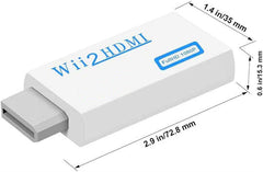 Wii to HDMI Converter, Wii HDMI Adapter Output & Video Audio HDMI Converter