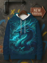 Men's Hoodie with Front Pocket - Adjustable Drawstring Hood - Long Sleeve Pullover Sweatshirt - Fall/Winter Casual Streetwear - Machine Washable Polyester Knit - Regular Fit Everyday Outerwear, Outdoor Clothing, Bold Design, Comfortable Fabric, Urban Styl