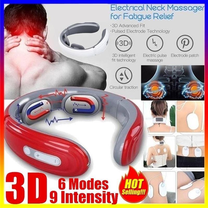 3D Smart Cervical Massager 9 Intensity 6 Modes Neck Massager