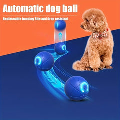 Interactive Bouncing Dog Toy Ball with Gravity-Activated Motion & Automatic Bouncing - Chew-Resistant, USB-Powered (Rechargeable Battery) - for Small Dogs, Beagles, Dog Toy