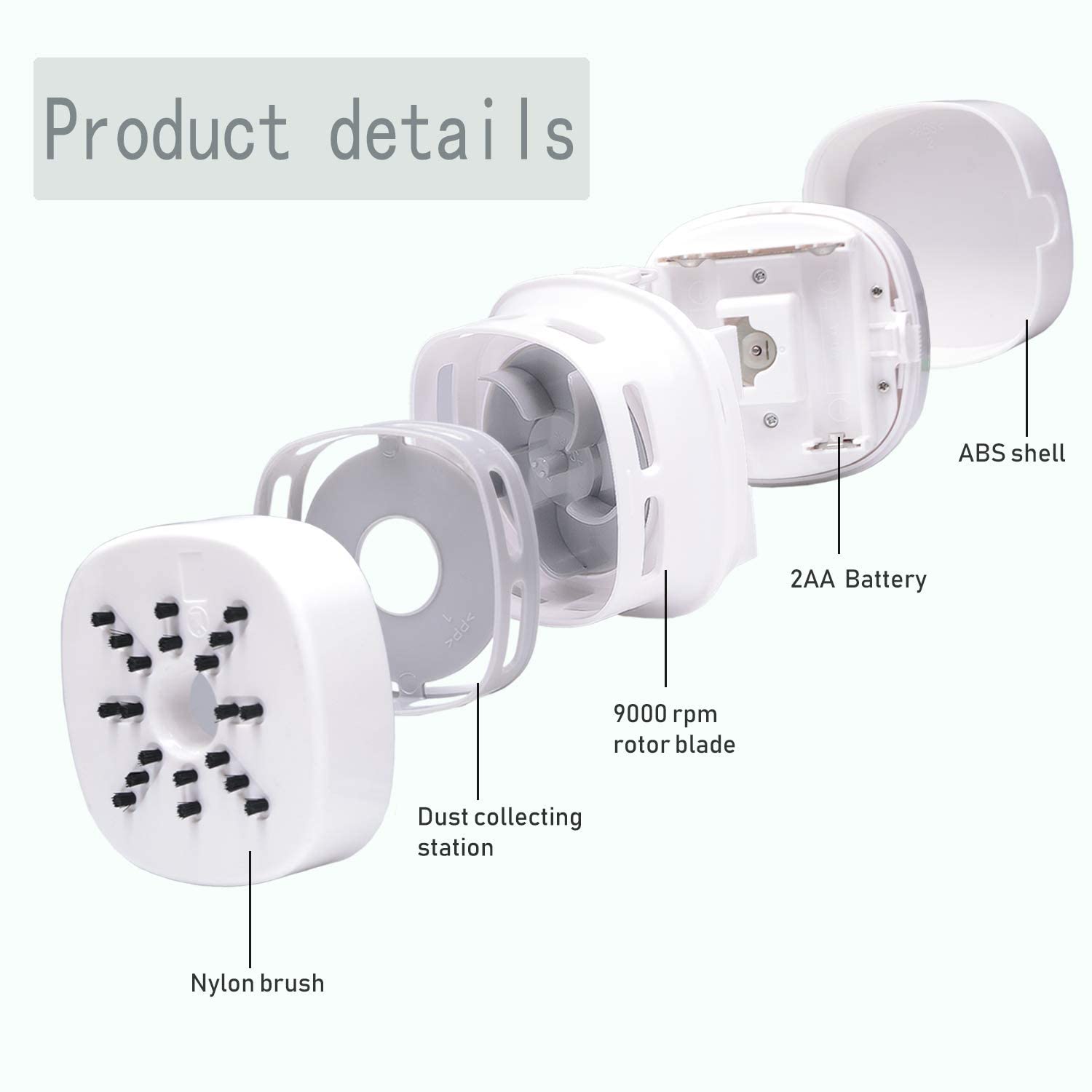 Mini Table dust Sweeper Energy Saving,High Endurance up to 400 mins