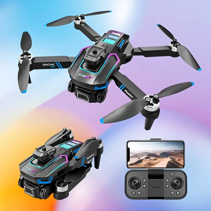 The new LU60 drone is equipped with Optical Flow Obstacle Avoidance, Brushless Motor, 360° Stunt, WiFi Remote Control, 90° Servo Dual Camera, Indoor/Outdoor, ideal choice for beginners, perfect for Halloween/Christmas/New Year gifts